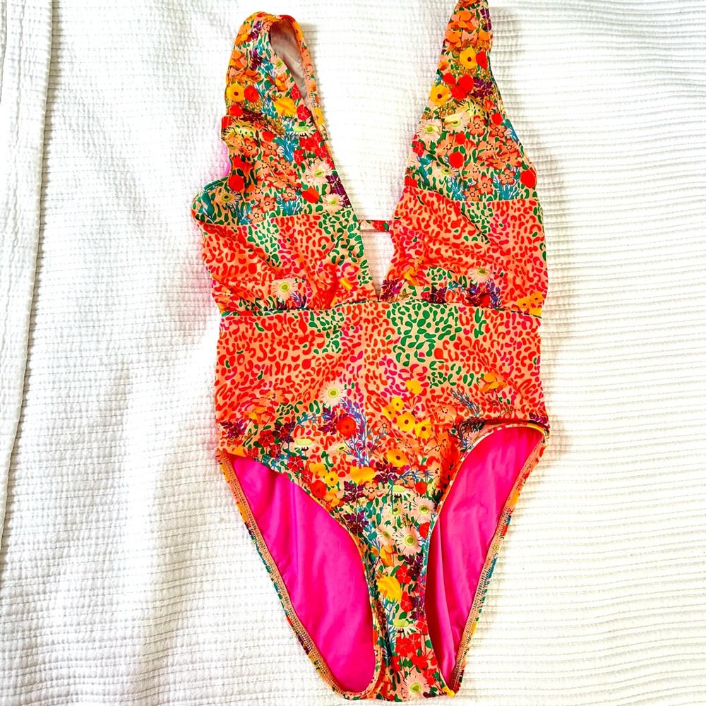 NWOT Beth Richards Free People One Piece Swimsuit